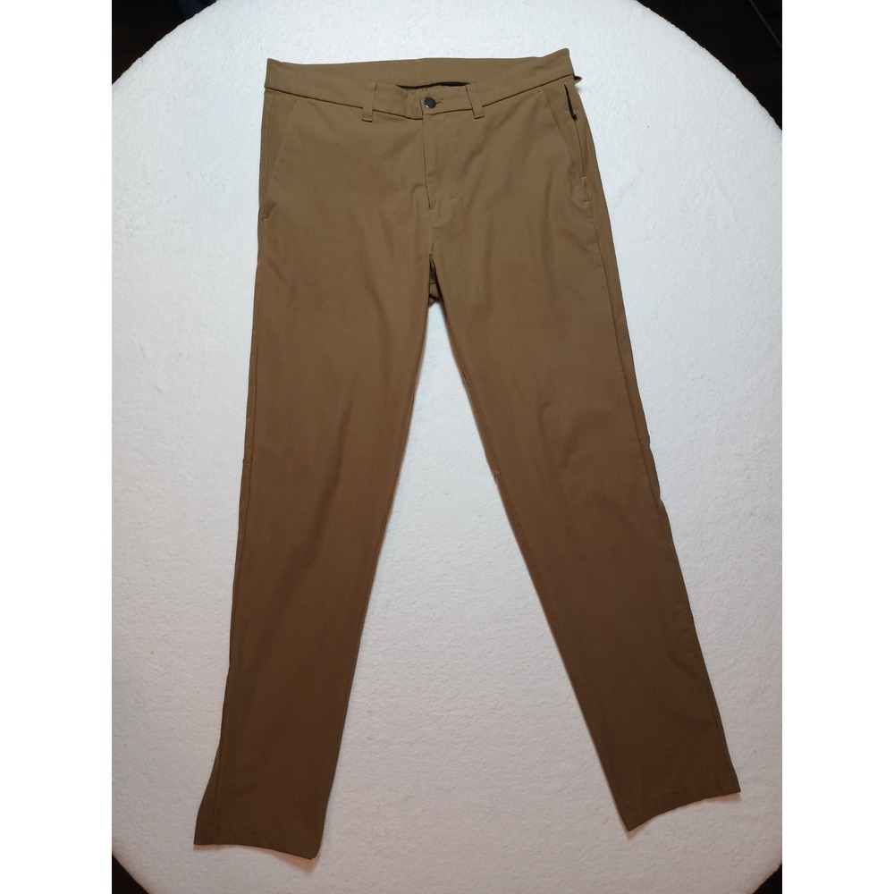 Lululemon Pants Men 34x31 Brown ABC Classic Warpstreme Athletic Stretch M5968S
